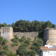Blick auf die Burg von Denia